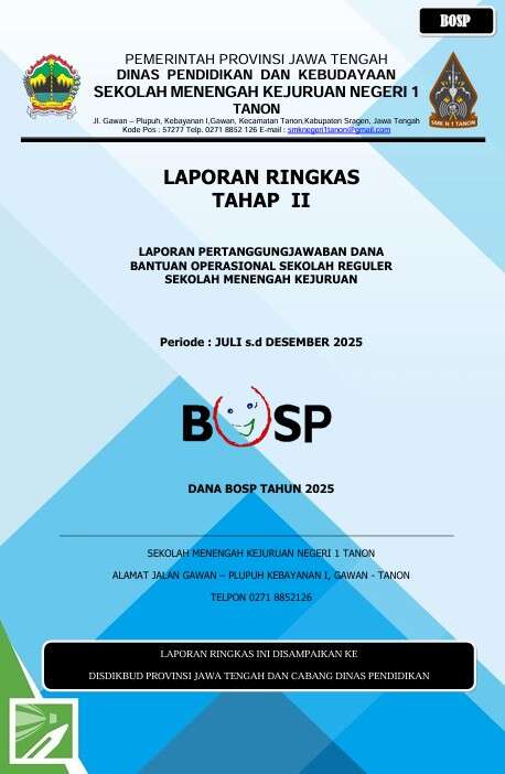 LAPORAN REALISASI BOSP TAHAP II_TAHUN ANGGARAN 2025